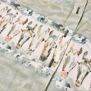 VINTAGE western cowgirl horse shirt